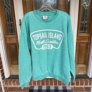 Salty Wave Green Sweatshirt XL